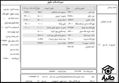 دریافت فیش حقوقی فرهنگیان با کد ملی