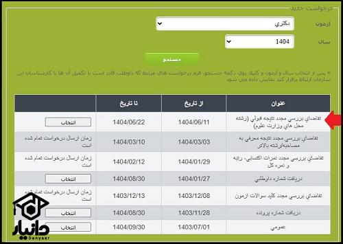 اعتراض به نتایج نهایی دکتری