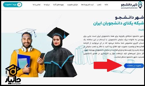 راهنمای ثبت نام در سامانه شهر دانشجو