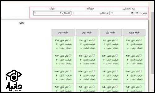 سماد دانشگاه تبریز خوابگاه