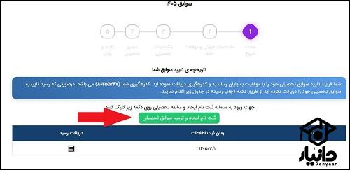 ترمیم معدل کنکور مای سنجش ۱۴۰۵